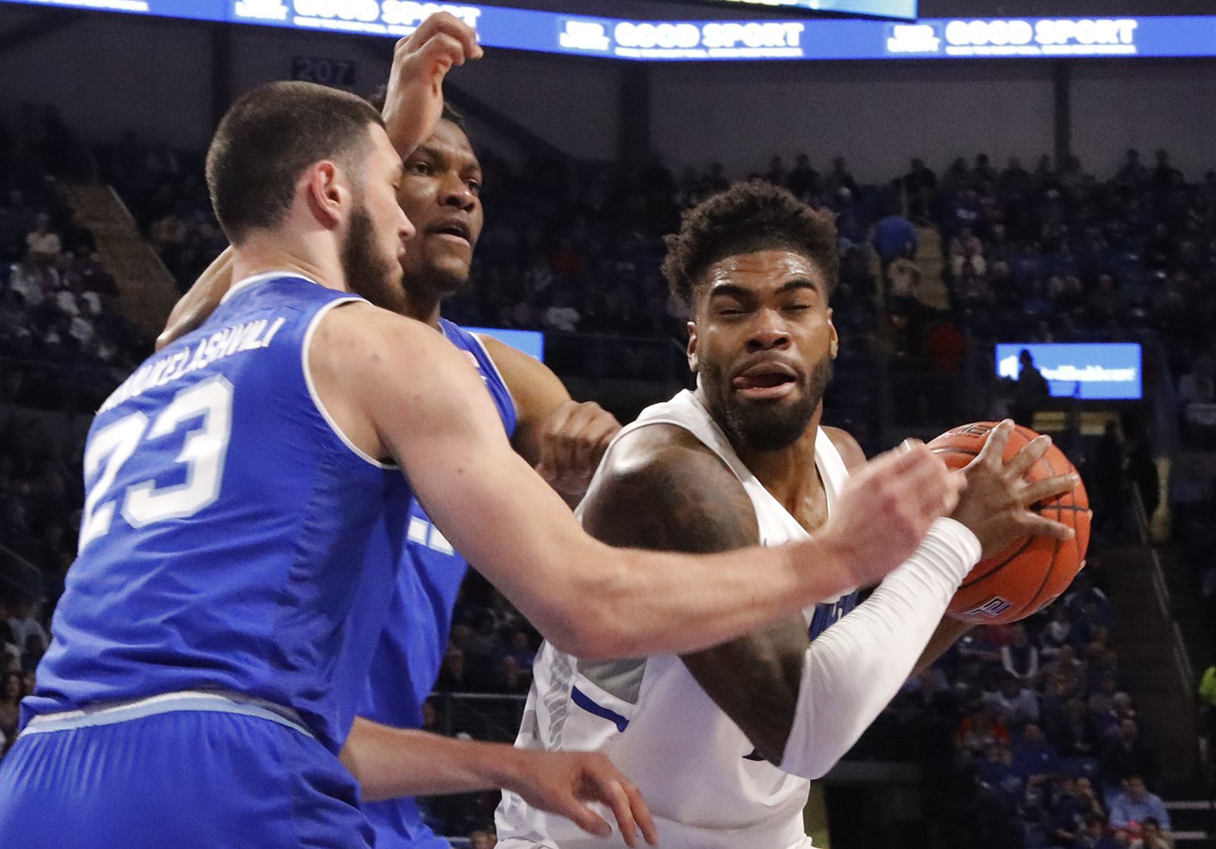 Seton Hall pounds the SLU Billikens 83-66